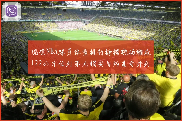 现役NBA球员体重排行榜揭晓杨瀚森122公斤位列第九锡安与约基奇并列第三